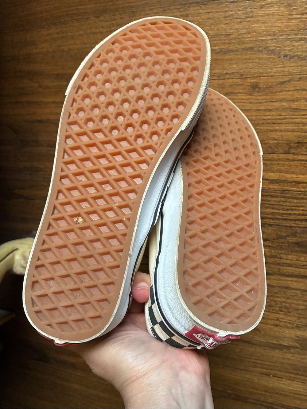 Vans Checkerboard Slip-On in Black and White - Picture 2 of 4